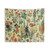 Vintage Botanical Tapestry featuring Adolphe Millot Fleurs Illustrations
