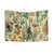 Vintage Botanical Tapestry featuring Adolphe Millot Fleurs Illustrations