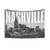 Nashville Cityscape Tapestry Wall Hanging