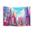 Akihabara City Inspired Tapestry