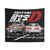 Initial D Anime Mountain Drift Racing Tapestry