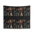 Autumn Halloween Bookshelf Tapestry