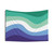 Gay Pride Tapestry with LGBT Wave Design