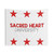 Sacred Heart Tie Dye Tapestry
