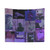 Purple Collage Tapestry for Dorm Room Decor