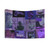Purple Collage Tapestry for Dorm Room Decor