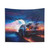 Back to the Future Delorean Time Machine Tapestry