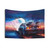 Back to the Future Delorean Time Machine Tapestry