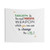 Educational Wall Tapestry with Inspiring Quote