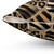 Pastel Gold Leopard and Zebra Print Pillow