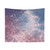 Vibrant pink gradient waves tapestry