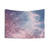 Vibrant pink gradient waves tapestry