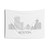 Boston Skyline Tapestry Wall Hanging