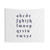 Educational English Alphabet Tapestry