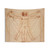 Vitruvian Man Tapestry by Leonardo Da Vinci