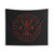 666 Satanic Tapestry with Lucifer Symbol