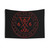 666 Satanic Tapestry with Lucifer Symbol