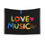 Colorful Music Tapestry for Educational Decor