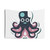 Educational Octopus Schematic Tapestry for Marine Biologists