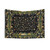 Dark vintage floral tapestry with elegant, gothic design