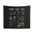 Educational Types of Snake Tapestry Wall Hanging