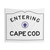Cape Cod Road Sign Tapestry - Massachusetts Beach Decor