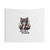Funny cat design tapestry with 'Cat-itude is Everything' text