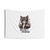 Funny cat design tapestry with 'Cat-itude is Everything' text