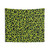Bright Apple Green Leopard Print Tapestry