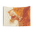 Lycanthropy Abstract Orange Tapestry
