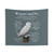 Snowy Owls Tapestry with Educational Animal Facts