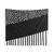 Black and White Polka Dots and Stripes Tapestry