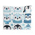 Cozy Arctic Animals Tapestry with Polar Bears, Penguins, and Other Winter Creatures
