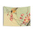 Spring Bird on Blossom Branch Tapestry