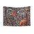 Floral Pheasant and Fox Tapestry Wall Hanging