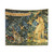 Greenery, Forest Animals Fox and Hare Floral Tapestry
