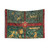 Greenery Forest Animals Tapestry with Lion, Fox, Pheasant and Deer