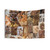 Gold Aesthetic Collage Tapestry