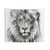 Watercolor Lion Painting Tapestry Wall Art