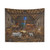 Nativity Scene Tapestry Featuring Baby Jesus in Manger