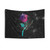Stained Glass Galaxy Tapestry featuring a cosmic rose design