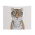 Clever Tiger Tapestry - Fierce Feline Wall Art