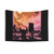 Lilo and Stitch Sunset Artwork Tapestry