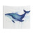 Whale Watercolor Galaxy Tapestry