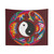 Psychedelic Yin Yang Turtle Tapestry