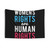 Women's Rights Are Human Rights Tapestry - Empowering Wall Art