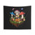 Psychedelic mushroom tapestry for hippie festivals and nature lovers
