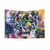 Colorful abstract tiger tapestry for home decor