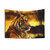 Tiger and Sunset Tapestry