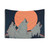 Howling Moon Tapestry Wall Art